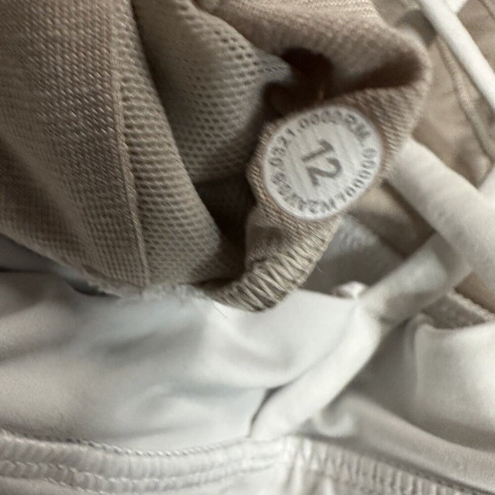 lululemon Energy Longline Sports Bra White Luxtreme Strappy Womens 12 Athletic - Picture 10 of 10